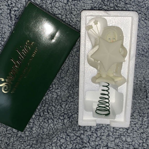 Snowbabies “I’m the Star Atop Your Tree” Bisque Tree-topper in Box - Picture 1 of 8